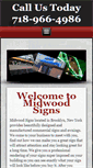 Mobile Screenshot of midwoodsigns.com